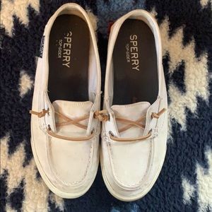 White Sperrys